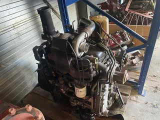 Case IH complete motor van een 856XL, 4 cilinder turbo 239TT, motorblok