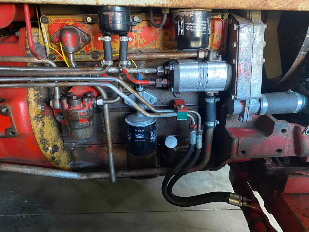 International 239DT motor, zeer goed lopend, gereviseerd en met nieuwe VE pomp
