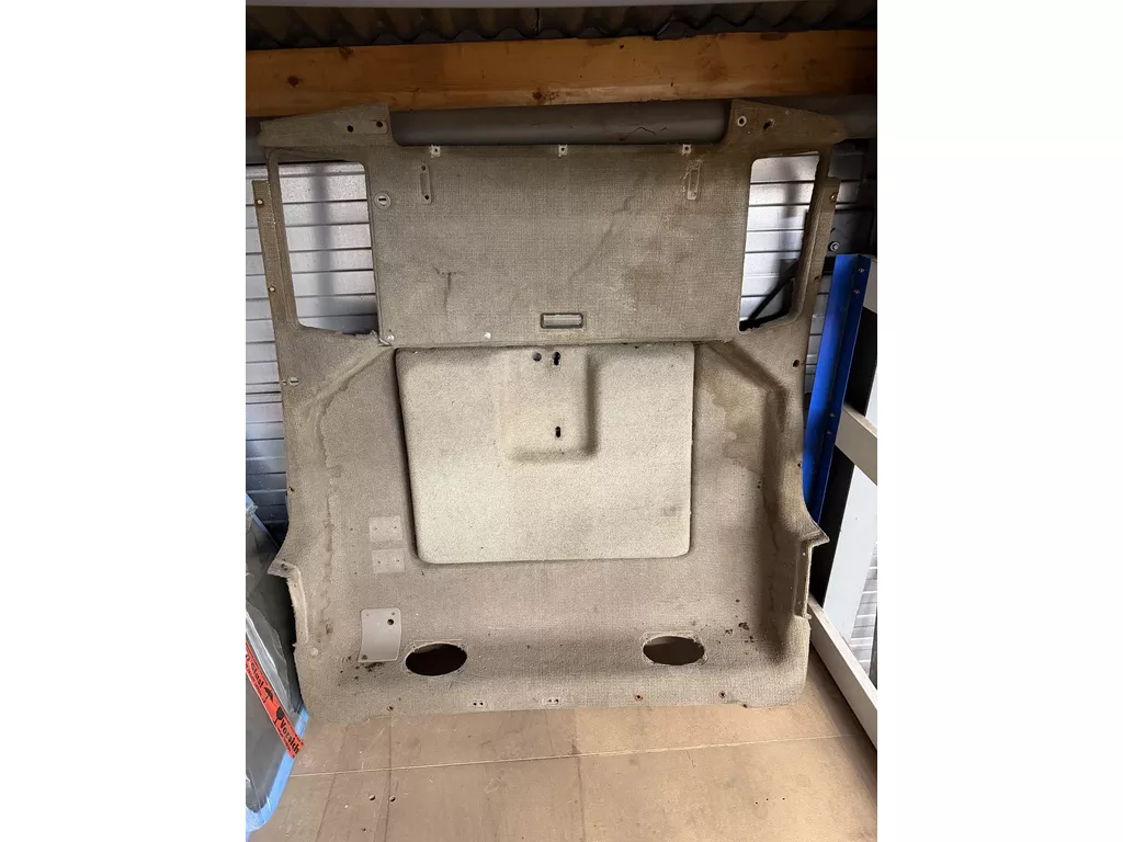 Case IH hemelbekleding, bekleding XL cabine grijs met dakluikbekleding, hemel met wat schades